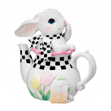 Brunch Bunny in Teapot