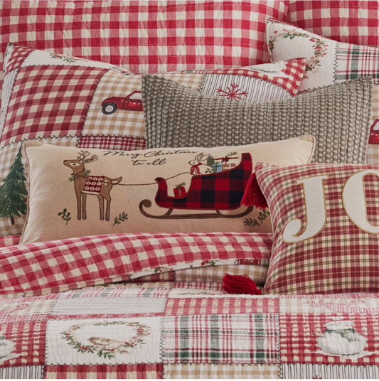 Merry Christmas To All Scenery Pillow